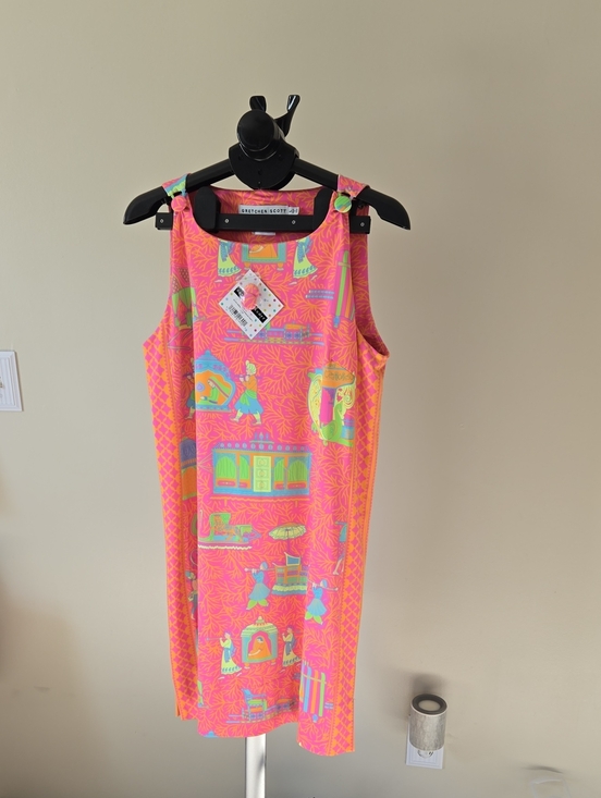 Gretchen Scott Designs Dresses & Skirts - NWT Gretchen Scott Designs Pink Tropical Print Midi Dress